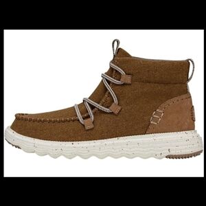 HEYDUDE Reyes Boot Wool Cognac Size 7 Women's Boots Women's Pull on Boots New
